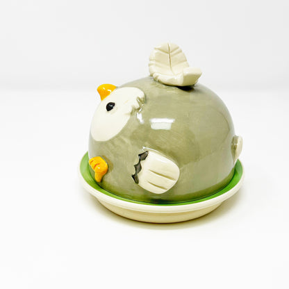 Owl Butter Dish