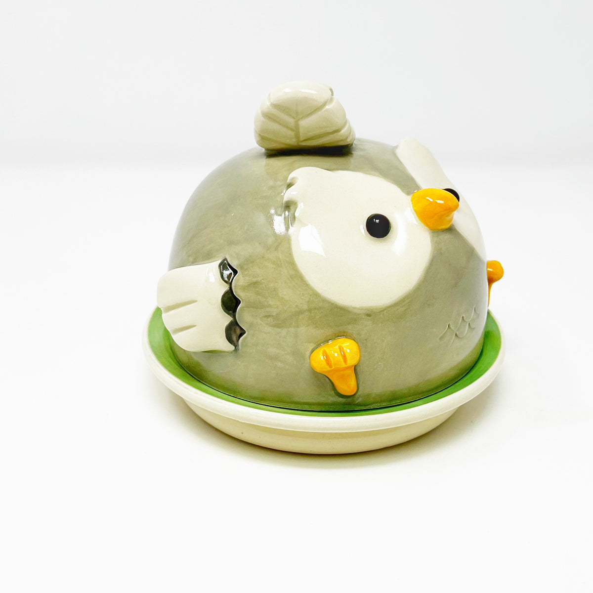 Owl Butter Dish