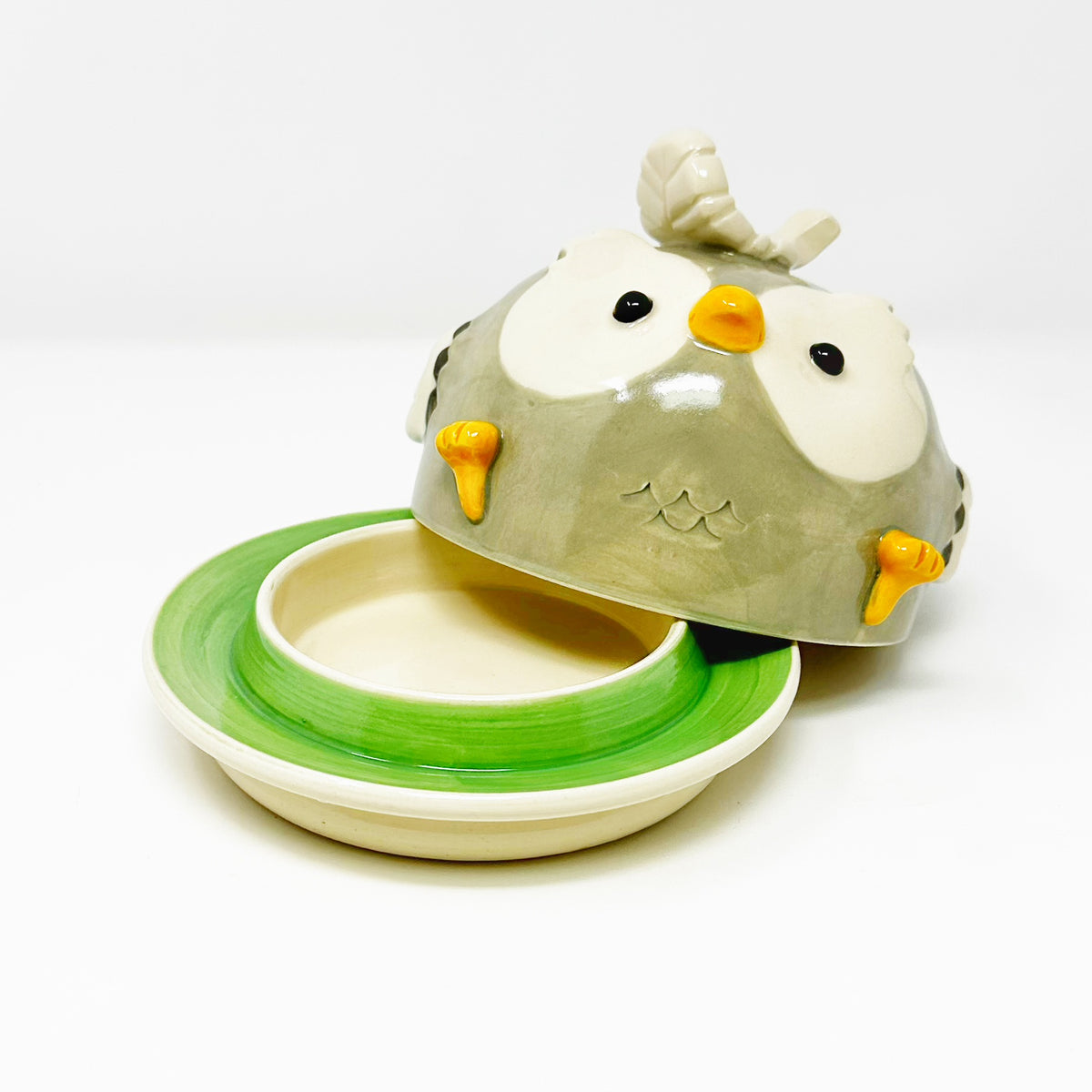 Owl Butter Dish