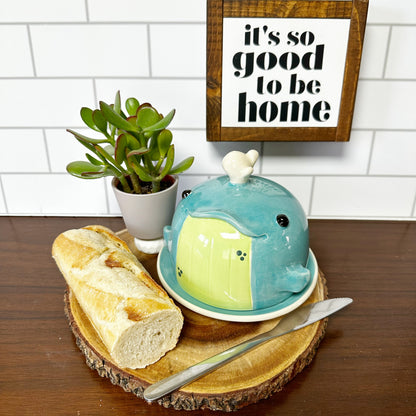 Blue Whale Butter Dish