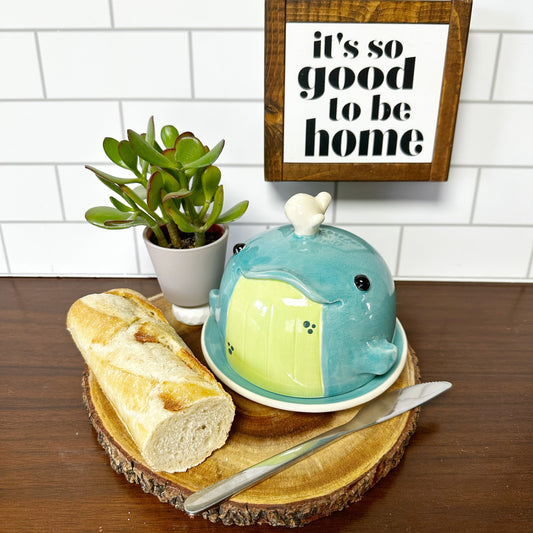 Blue Whale Butter Dish