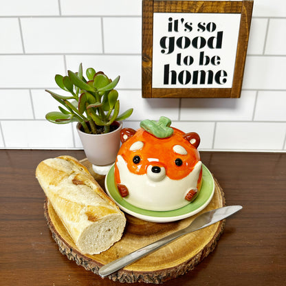 Fox Butter Dish
