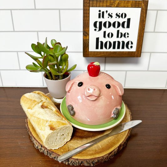 Piglet Butter Dish