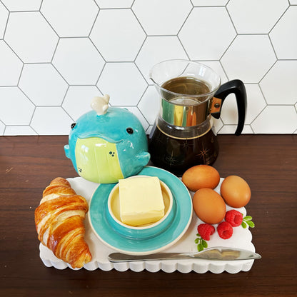 Blue Whale Butter Dish