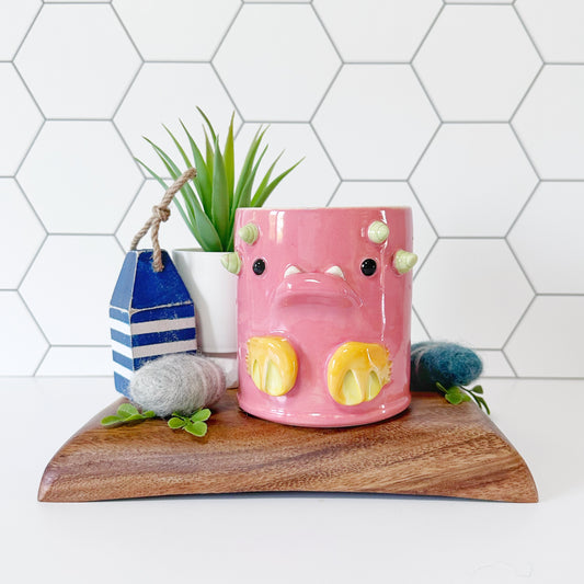 Pink Monster Mug 5