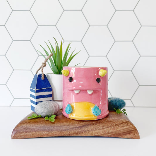 Pink Monster Mug 6