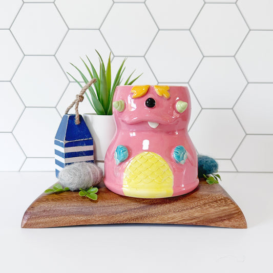 Pink Monster Mug 8