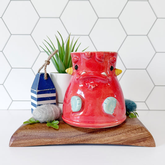 Red Monster Mug 1