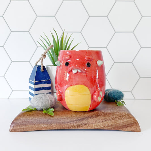 Red Monster Mug 4
