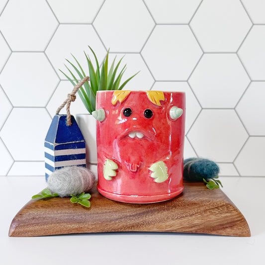 Red Monster Mug 7