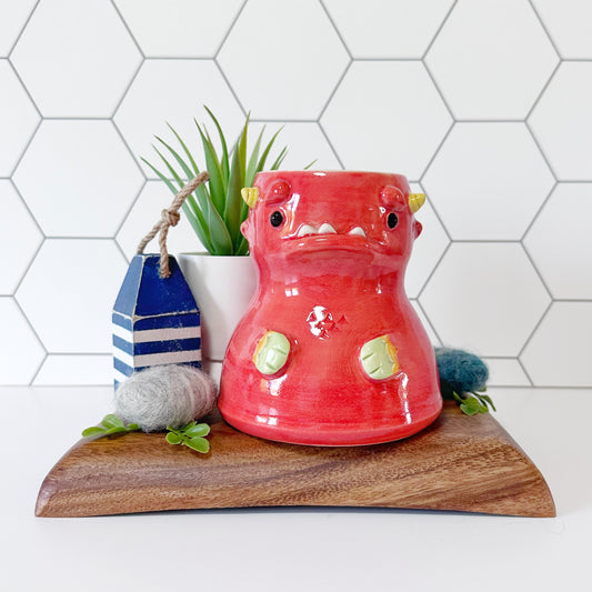 Red Monster Mug 5