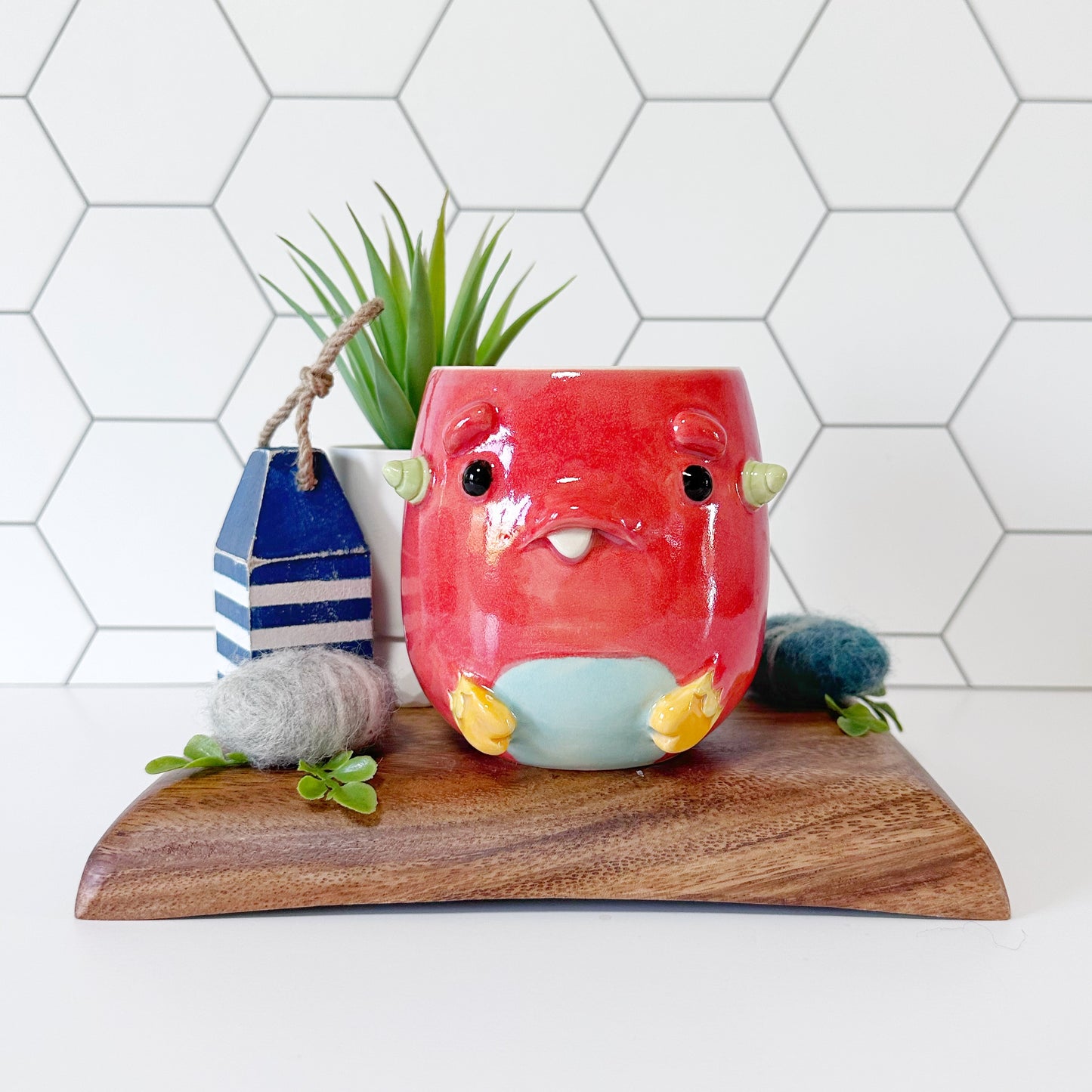 Red Monster Mug 11