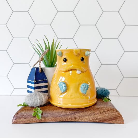 Light Orange Monster Mug 1