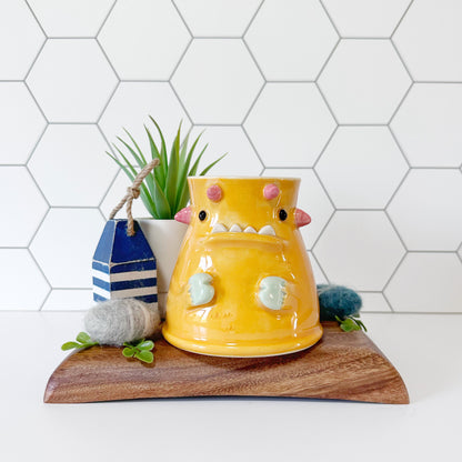 Light Orange Monster Mug 2