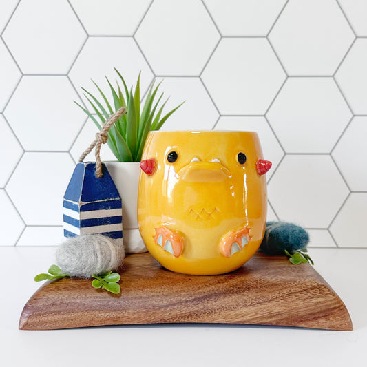 Light Orange Monster Mug 11