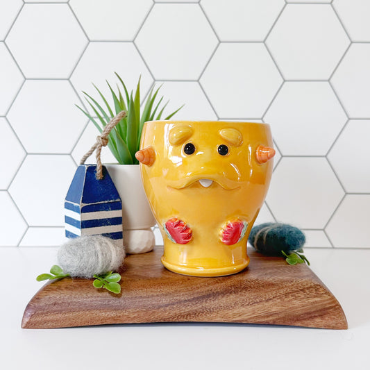 Light Orange Monster Mug 15