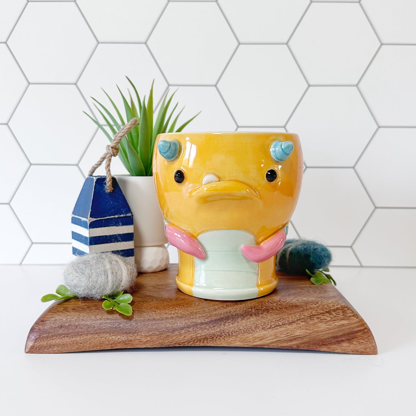 Light Orange Monster Mug 16