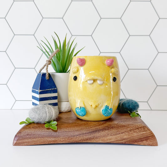 Yellow Monster Mug 3