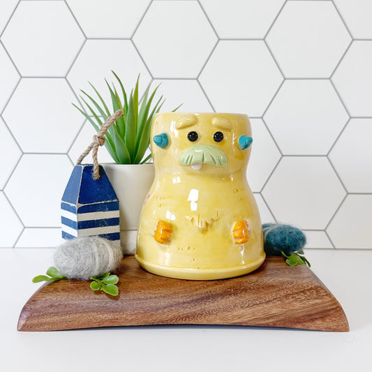 Yellow Monster Mug 6
