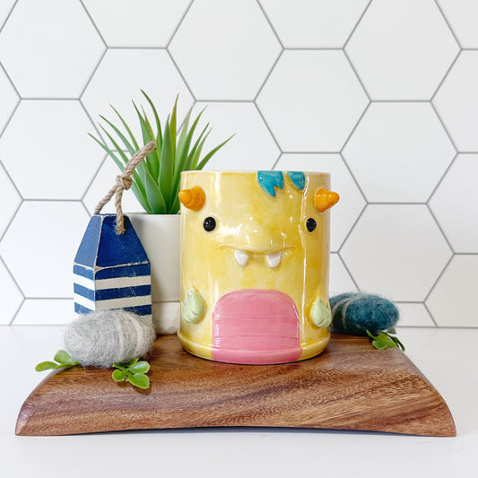 Yellow Monster Mug 8