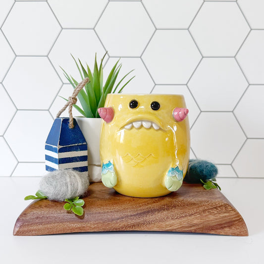 Yellow Monster Mug 14