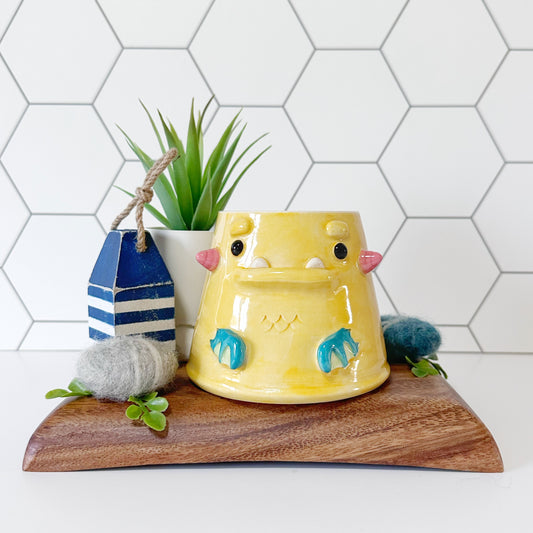 Yellow Monster Mug 11