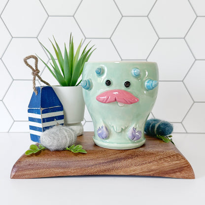 Teal Monster Mug 16