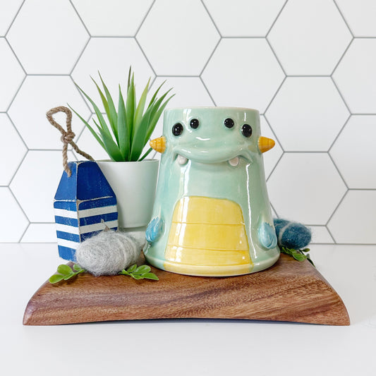 Teal Monster Mug 17