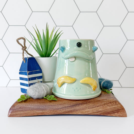 Teal Monster Mug 18