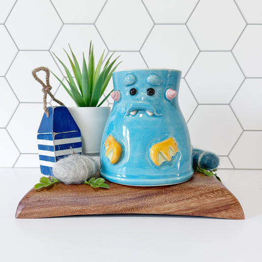 Dark Blue Monster Mug 1