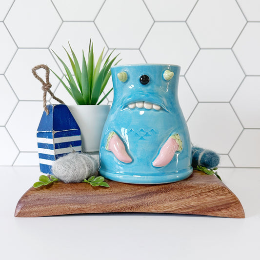 Dark Blue Monster Mug 2