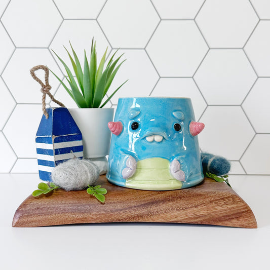 Dark Blue Monster Mug 13