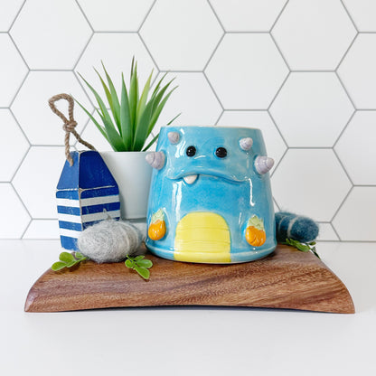 Dark Blue Monster Mug 14