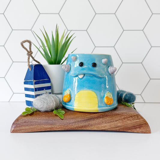 Dark Blue Monster Mug 14