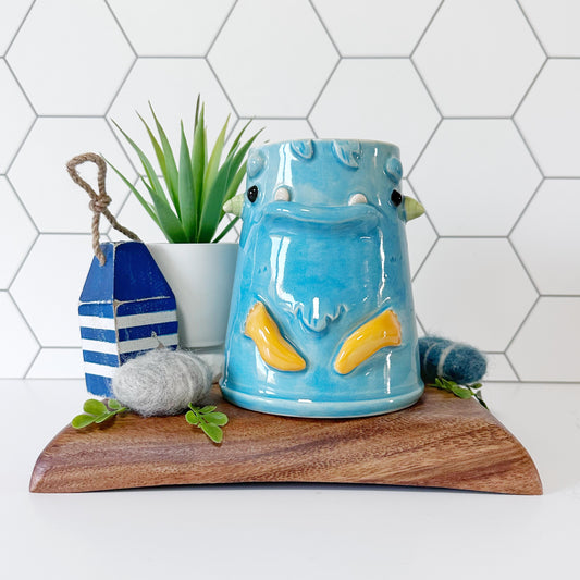 Dark Blue Monster Mug 17