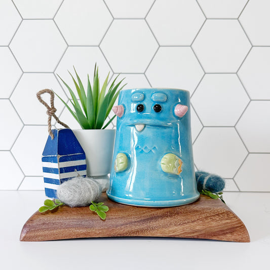Dark Blue Monster Mug 18