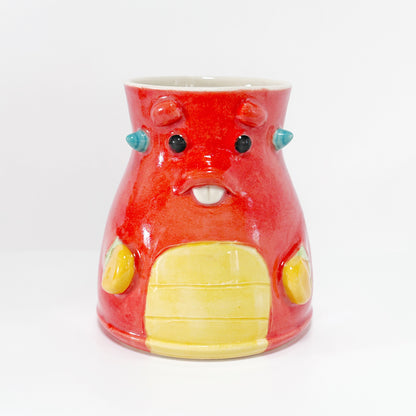 Red Monster Mug 2