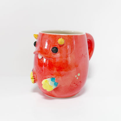 Red Monster Mug 3