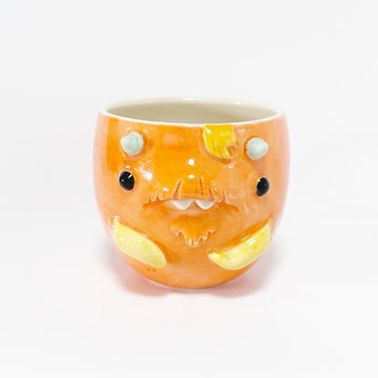 Dark Orange Monster Mug 7