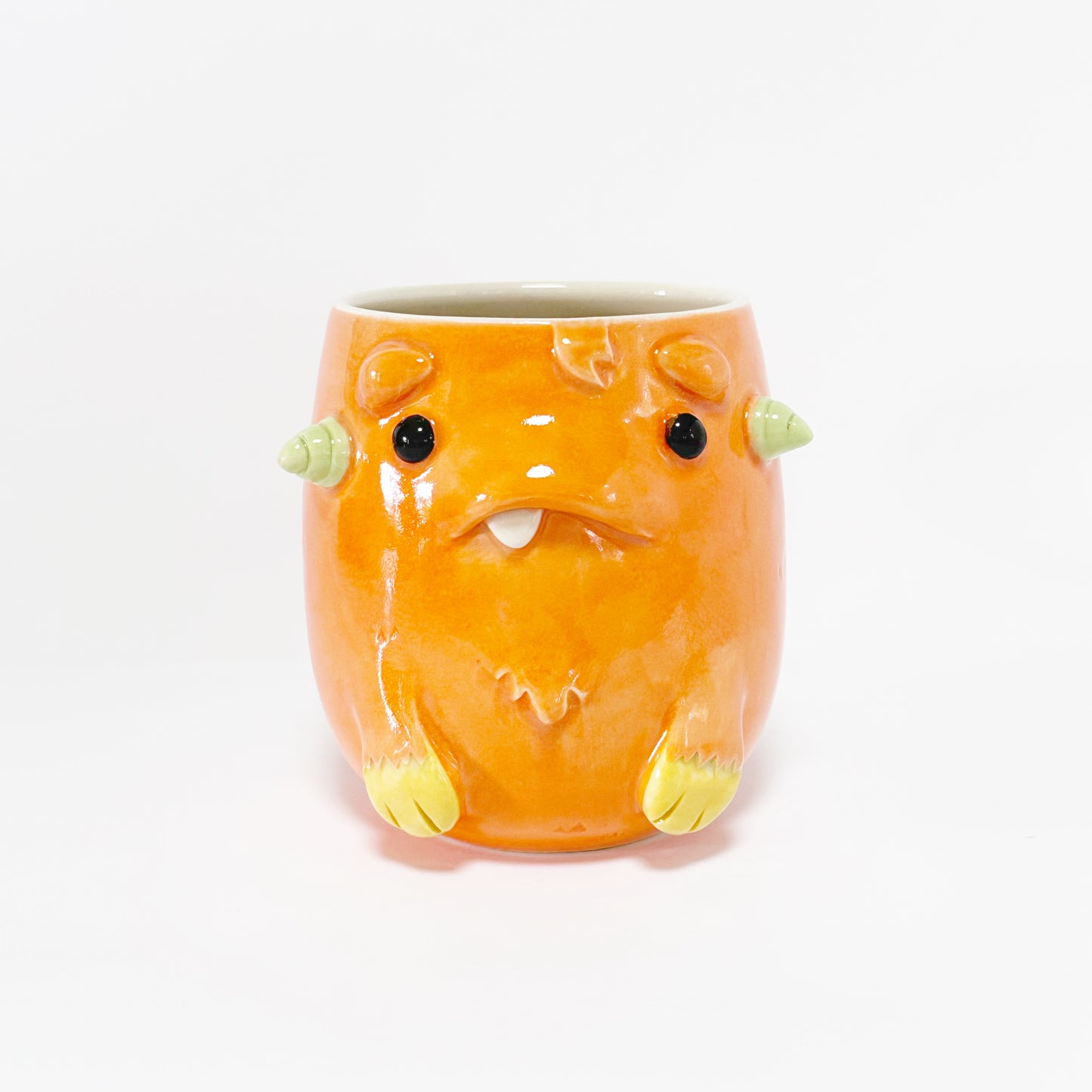 Dark Orange Monster Mug 12