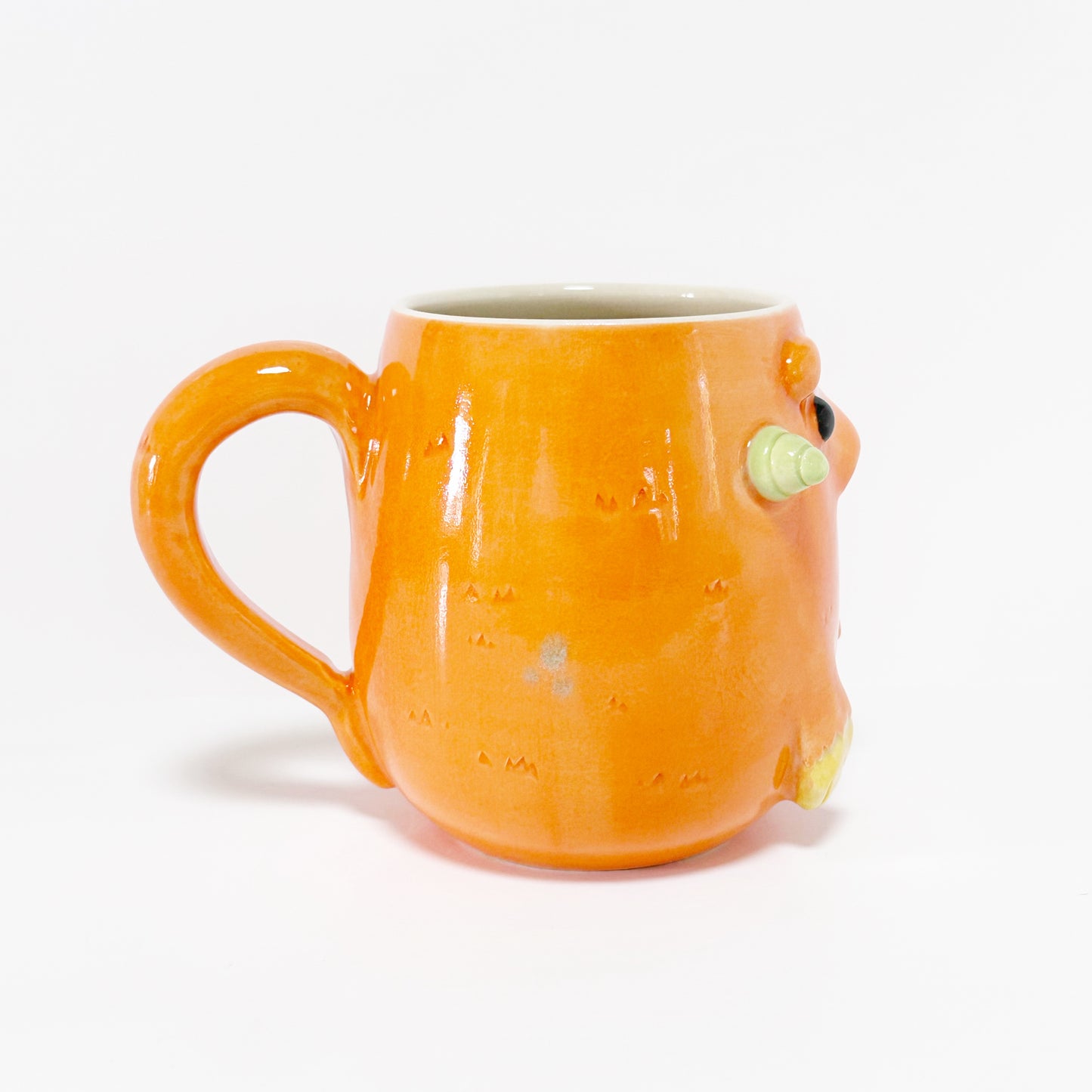 Dark Orange Monster Mug 12