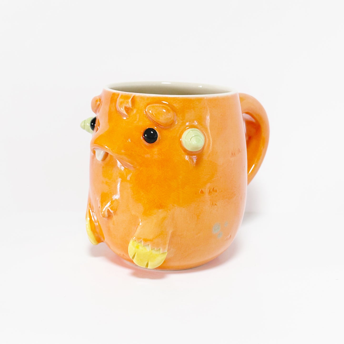 Dark Orange Monster Mug 12
