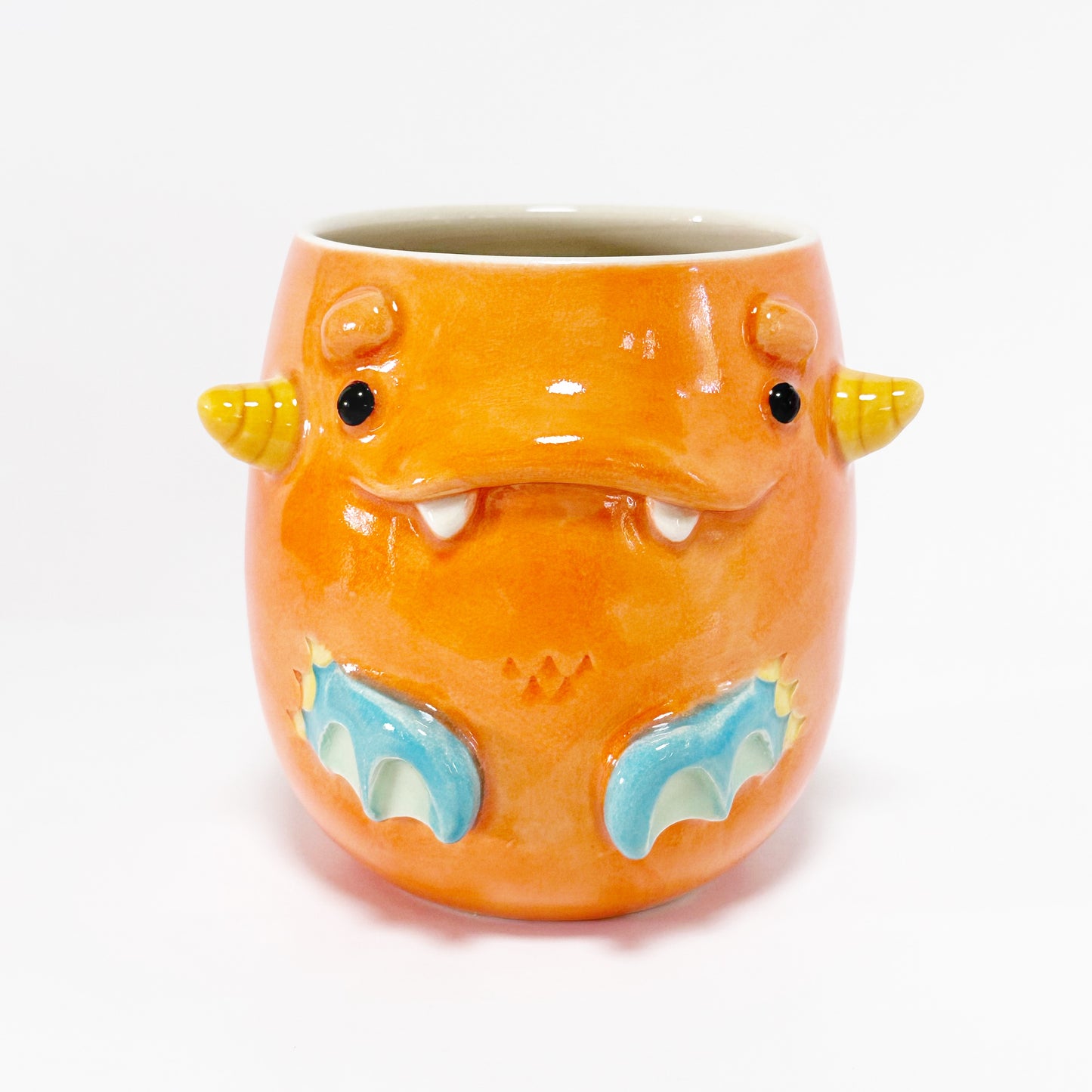 Dark Orange Monster Mug 11