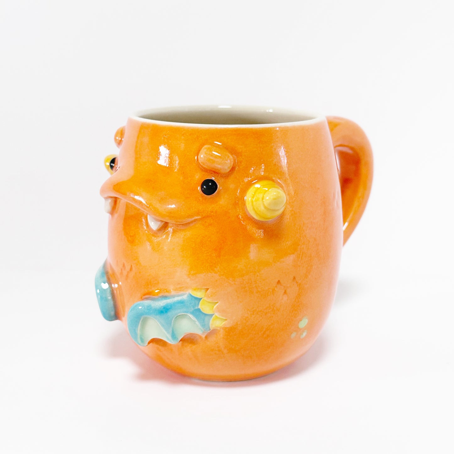 Dark Orange Monster Mug 11