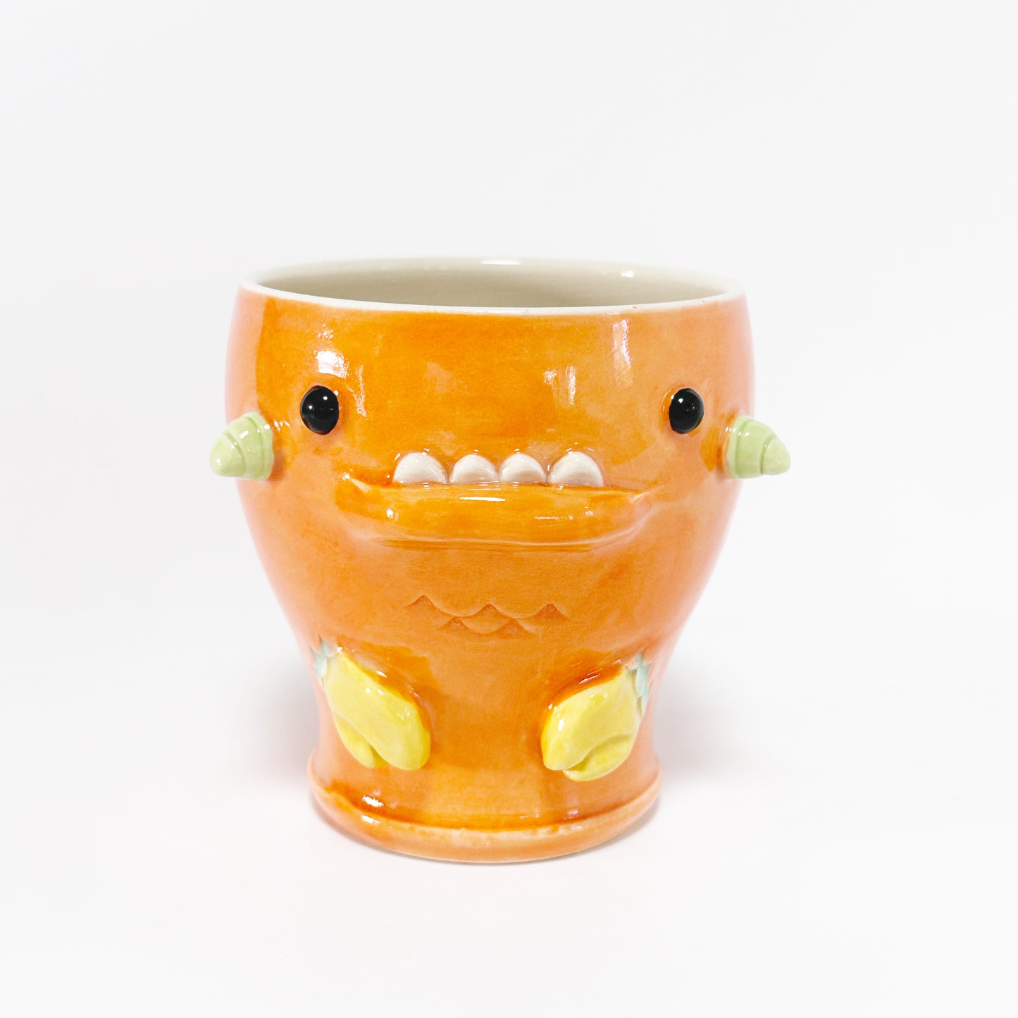 Dark Orange Monster Mug 15