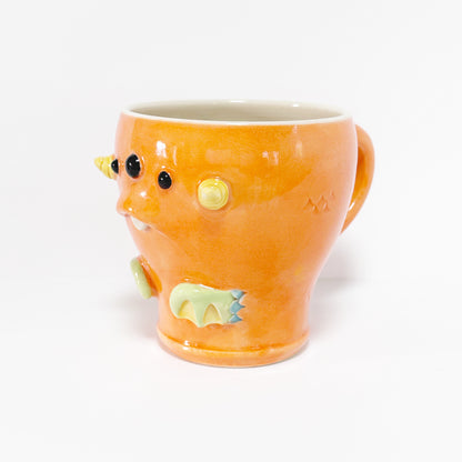 Dark Orange Monster Mug 16