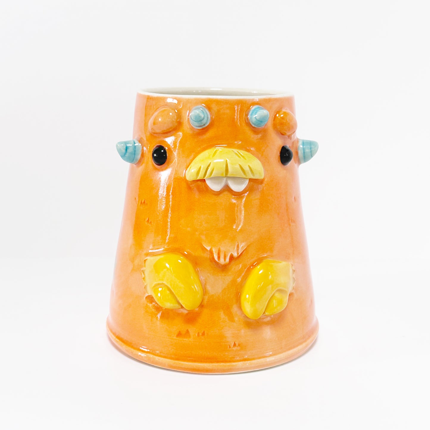 Dark Orange Monster Mug 17