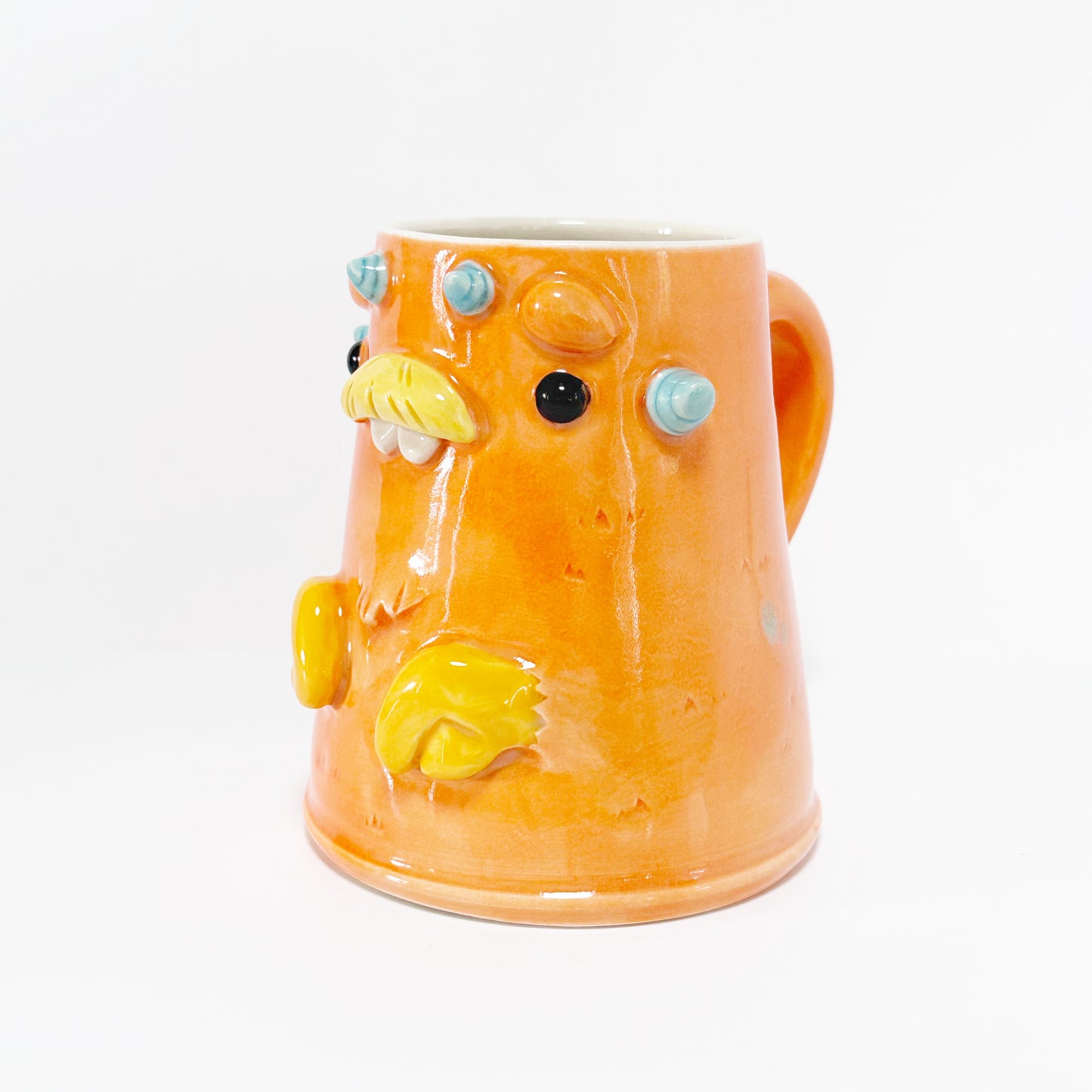 Dark Orange Monster Mug 17