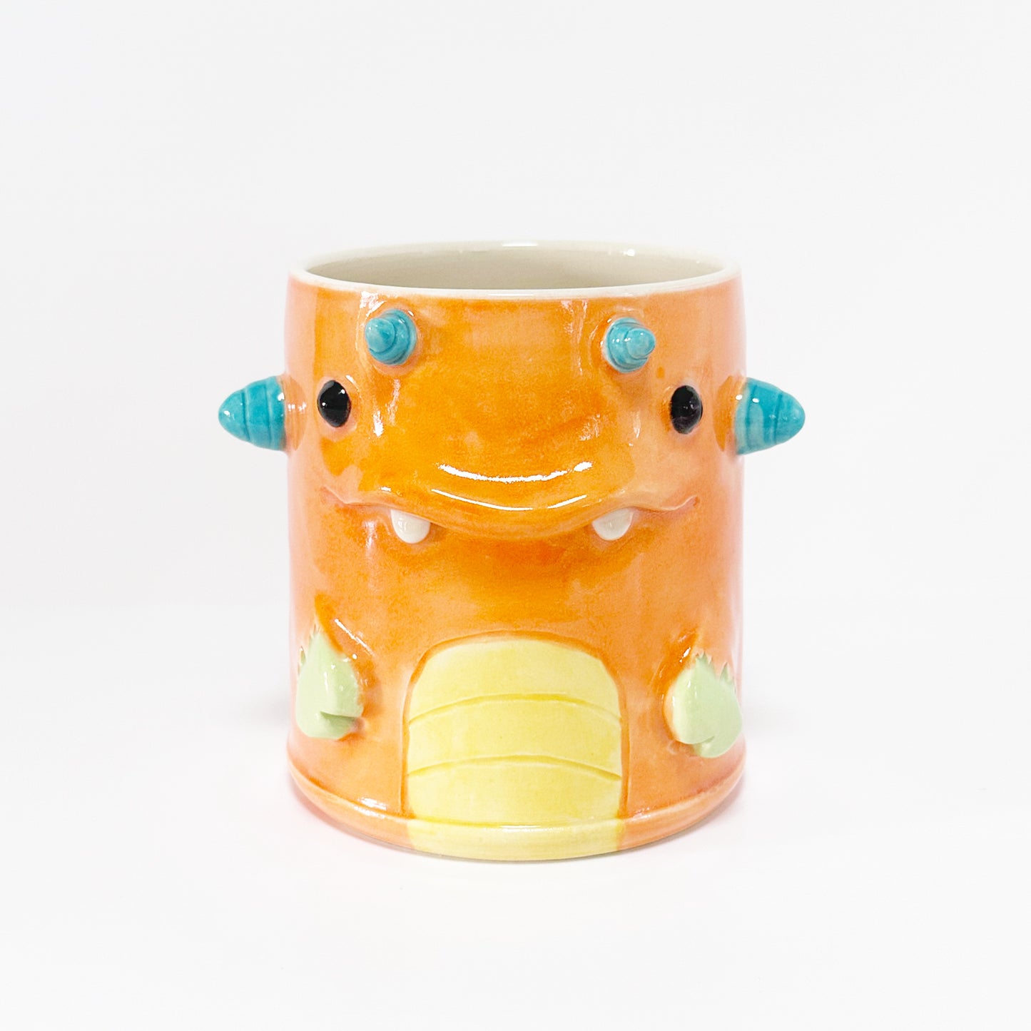 Dark Orange Monster Mug 10