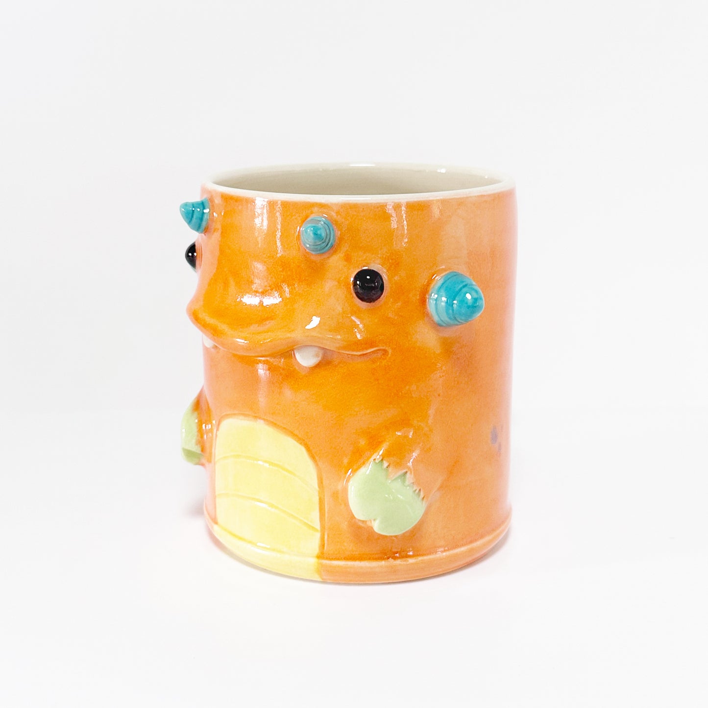 Dark Orange Monster Mug 10
